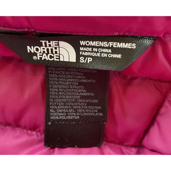 The North Face HyVent Women's Theroball Quilted Lined Jacket Size SP Black/Pink - Picture 7 of 16
